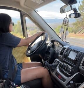 Drive to mix the water with bleach