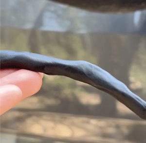 Knead the silicone putty