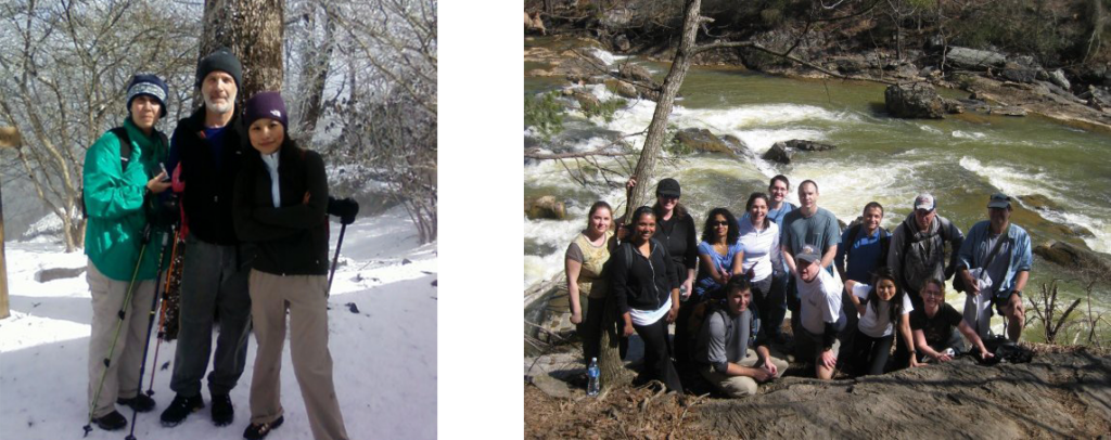 Hike in group