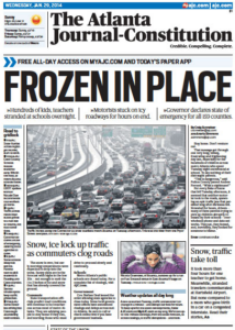 Snowmageddon Atlanta 2014