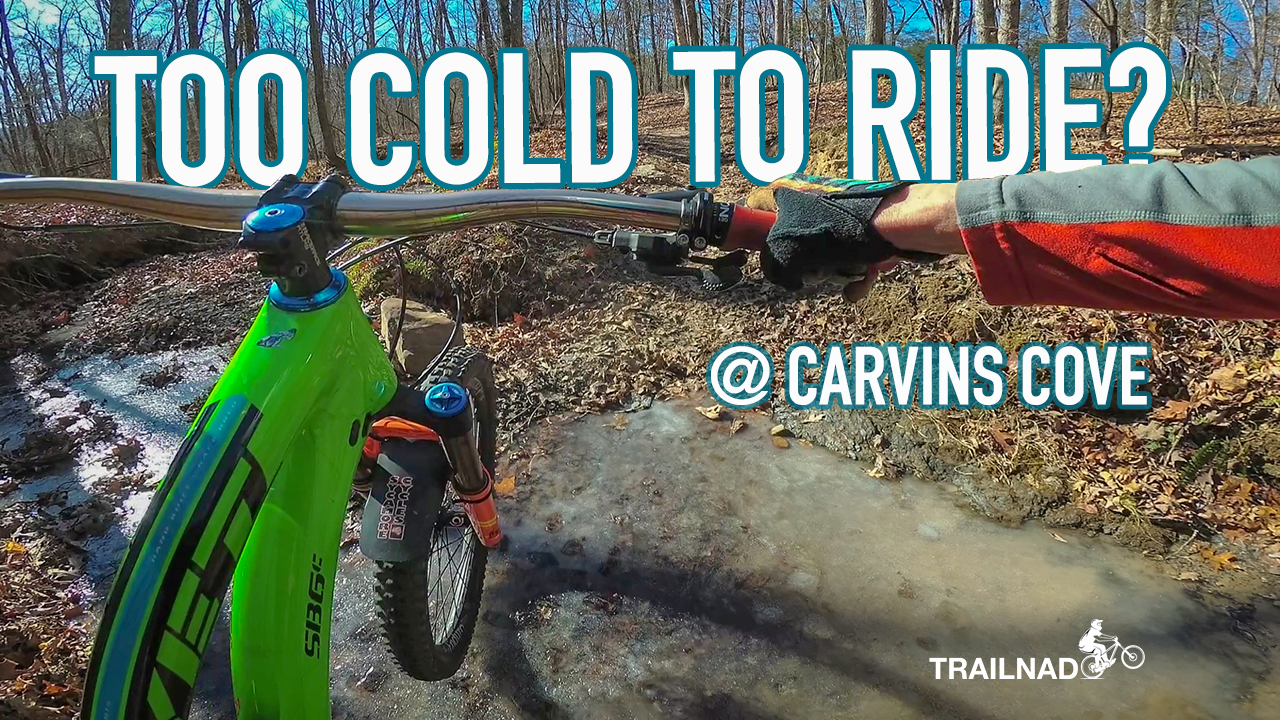 Too Cold to Ride? At Carvins Cove