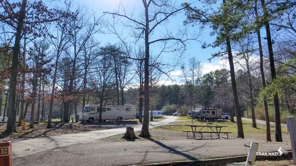 Campground at Oak Mountain State Park