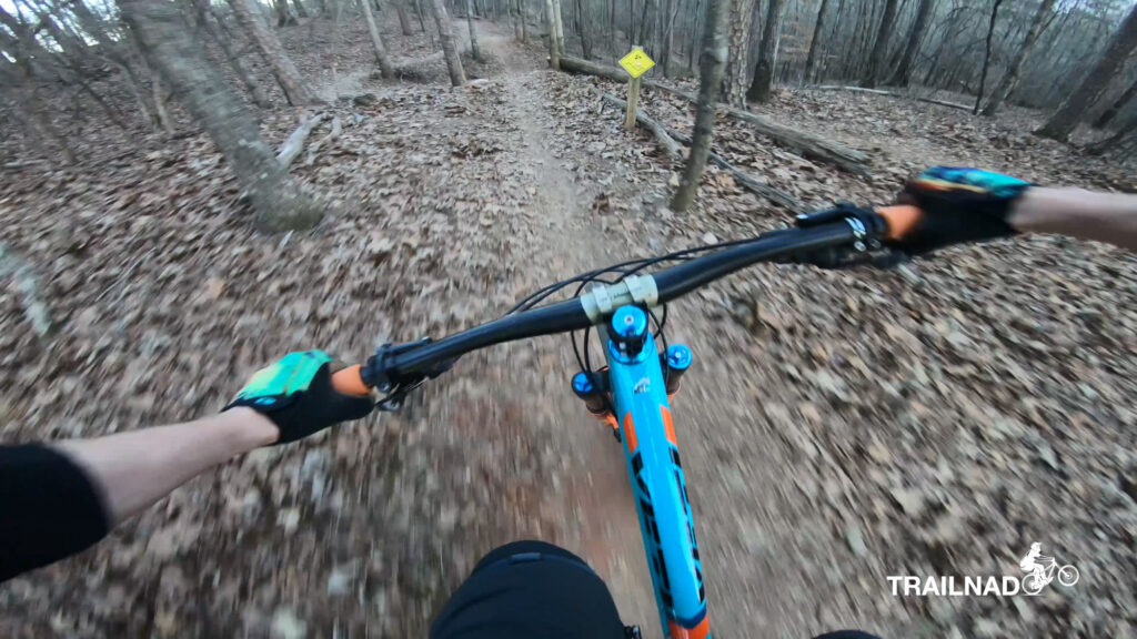 A drop on Van Michael Trail