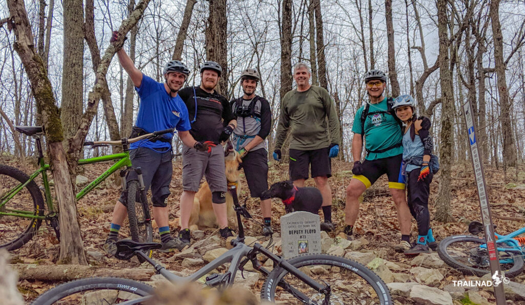 Us on Bomb Dog Trail