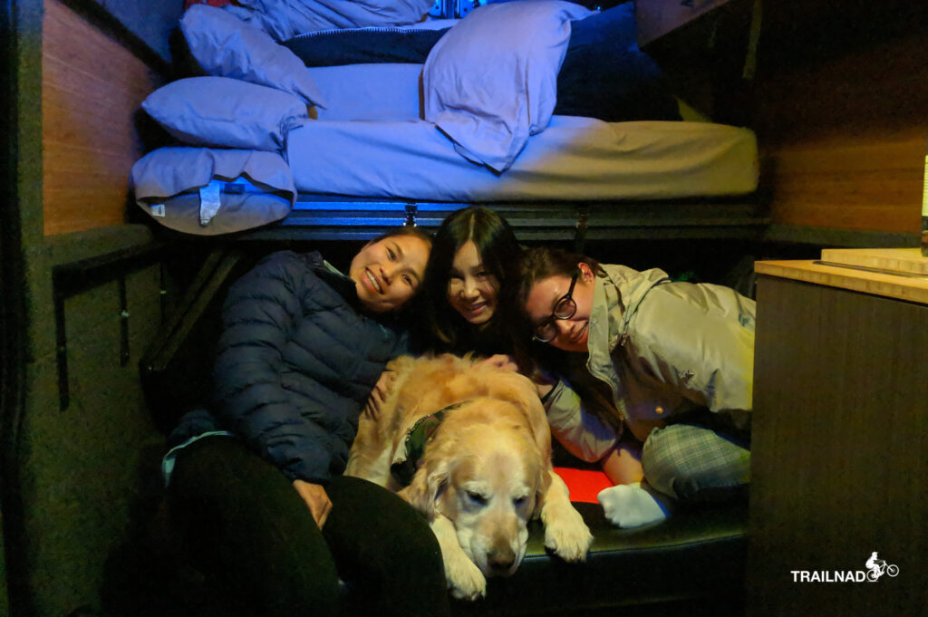 Hanging out in the van