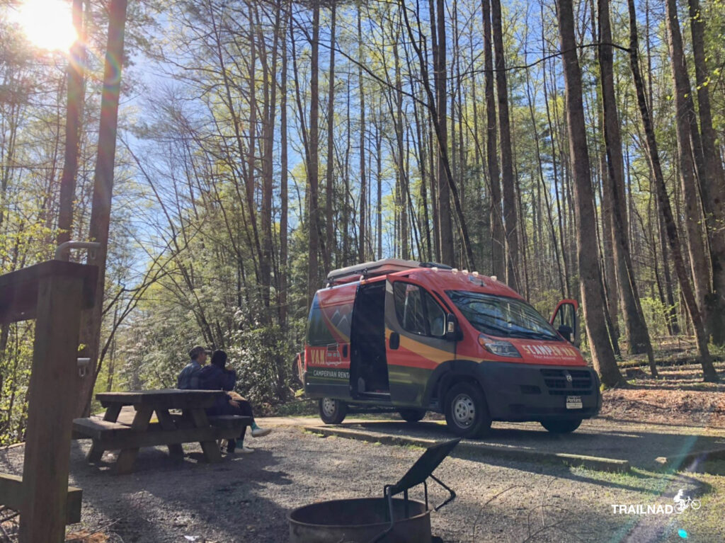 Camping at Davidson River Campground