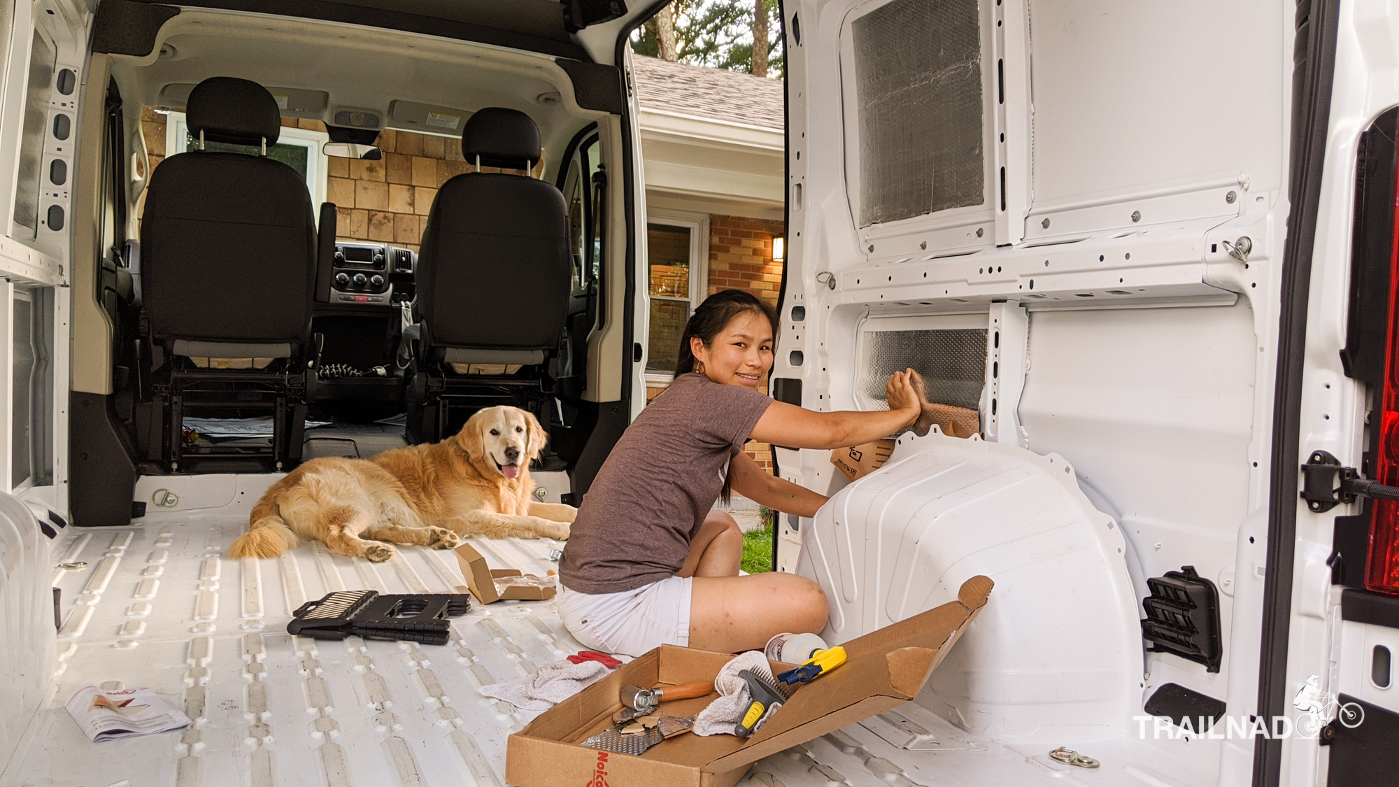 Sound Deadening for a cargo van