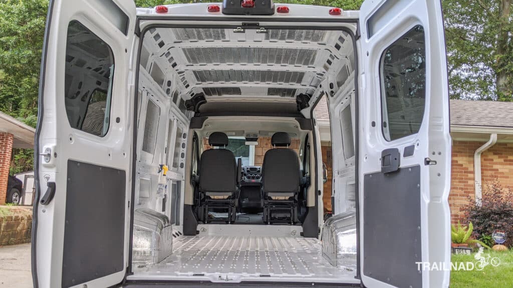 Sound Mat on Cargo Van